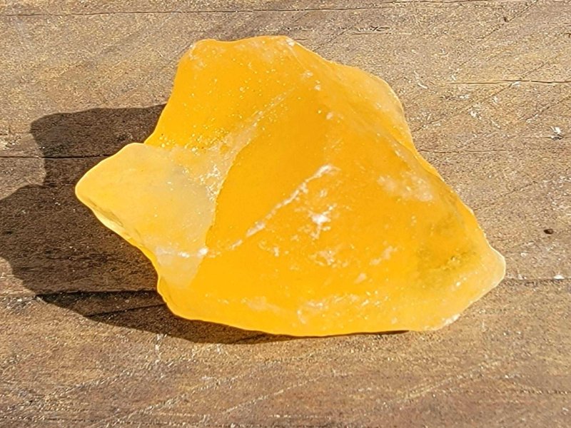 Orange Calcite Palm Stone Palm Stones Lowcountry Crystals | Healing Gemstones, Crystal Jewelry, and Spiritual Gifts