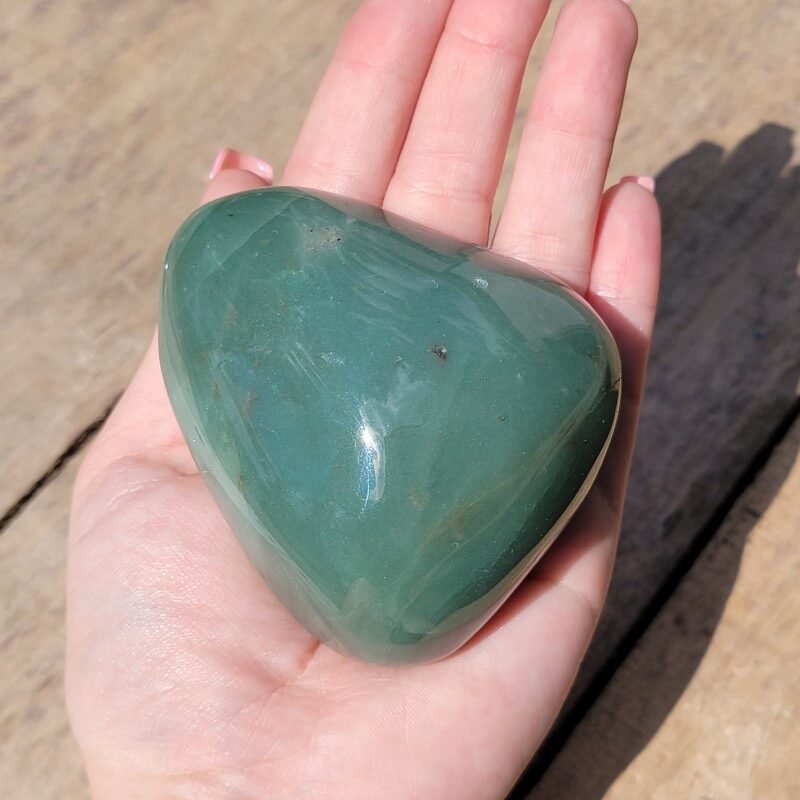 Green Aventurine Palm Stone Palm Stones Lowcountry Crystals | Healing Gemstones, Crystal Jewelry, and Spiritual Gifts