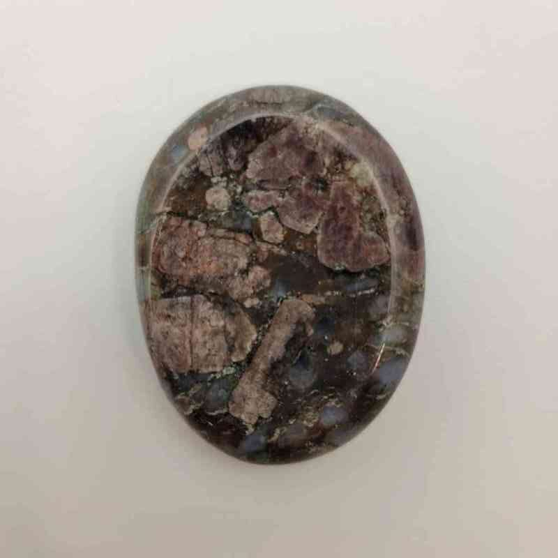 Rhyolite Worry Stone Palm Stones Lowcountry Crystals | Healing Gemstones, Crystal Jewelry, and Spiritual Gifts