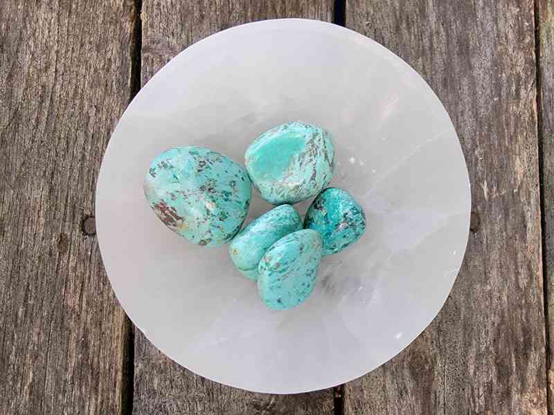 Chrysocolla Tumbles Tumbles Lowcountry Crystals | Healing Gemstones, Crystal Jewelry, and Spiritual Gifts