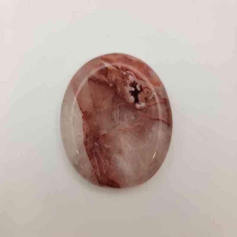 Red Hematoid Worry Stone Palm Stones Lowcountry Crystals | Healing Gemstones, Crystal Jewelry, and Spiritual Gifts