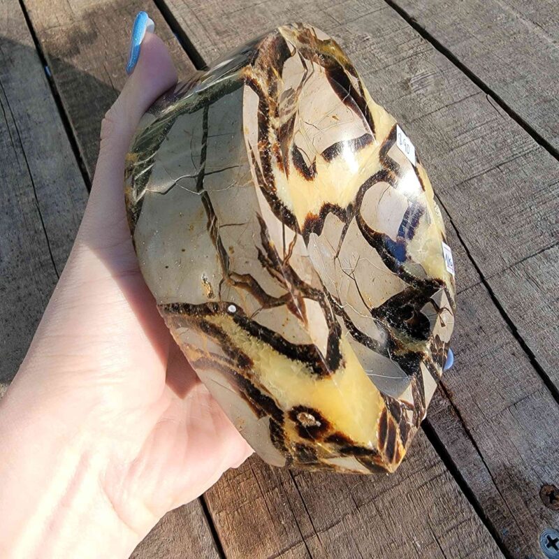 Septarian Heart Shaped Bowl Bowls Lowcountry Crystals | Healing Gemstones, Crystal Jewelry, and Spiritual Gifts 5