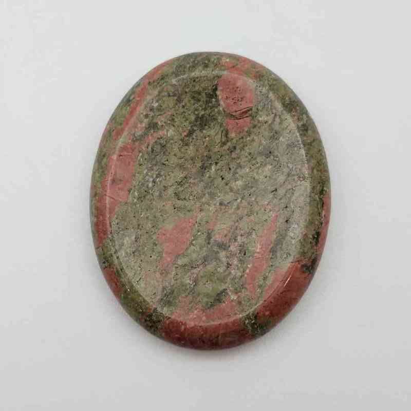 Unakite Worry Stone Palm Stones Lowcountry Crystals | Healing Gemstones, Crystal Jewelry, and Spiritual Gifts