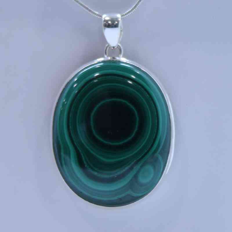 Malachite Pendant Pendants Lowcountry Crystals | Healing Gemstones, Crystal Jewelry, and Spiritual Gifts