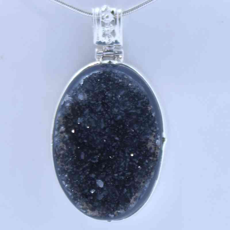 Natural Druzy Pendant Pendants Lowcountry Crystals | Healing Gemstones, Crystal Jewelry, and Spiritual Gifts