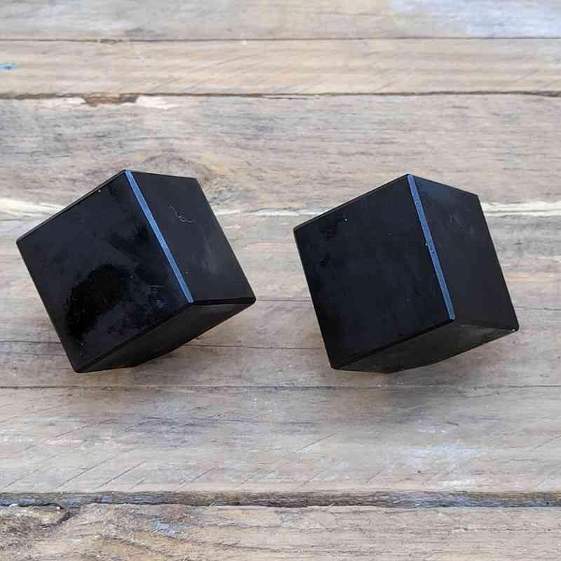 Black Obsidian Floating Square Cube Cubes Lowcountry Crystals | Healing Gemstones, Crystal Jewelry, and Spiritual Gifts