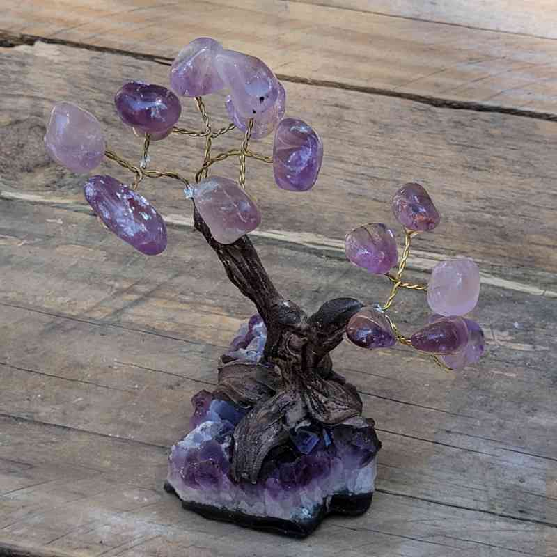 Purple Amethyst Mineral Tree