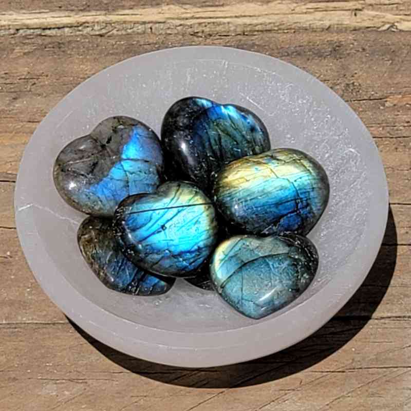 Labradorite Crystal Heart Hearts Lowcountry Crystals | Healing Gemstones, Crystal Jewelry, and Spiritual Gifts