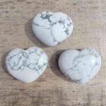 Howlite  Crystal Heart Hearts Lowcountry Crystals | Healing Gemstones, Crystal Jewelry, and Spiritual Gifts