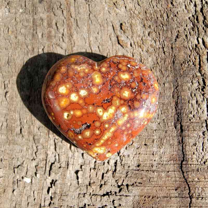 Ocean Jasper Heart Hearts Lowcountry Crystals | Healing Gemstones, Crystal Jewelry, and Spiritual Gifts