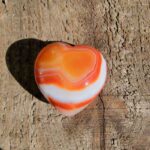 Carnelian Crystal Heart Hearts Lowcountry Crystals | Healing Gemstones, Crystal Jewelry, and Spiritual Gifts
