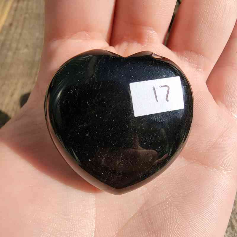 Obsidian Crystal Heart Hearts Lowcountry Crystals | Healing Gemstones, Crystal Jewelry, and Spiritual Gifts