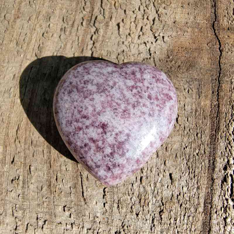 Lepidolite Heart Hearts Lowcountry Crystals | Healing Gemstones, Crystal Jewelry, and Spiritual Gifts