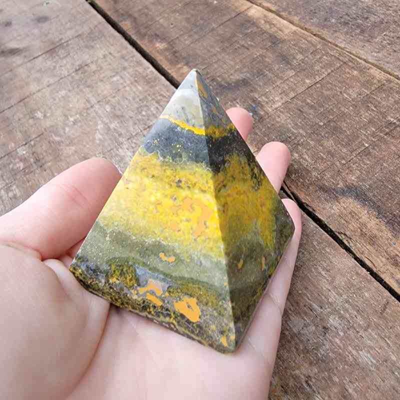 Bumble Bee Jasper Pyramid Pyramids Lowcountry Crystals | Healing Gemstones, Crystal Jewelry, and Spiritual Gifts