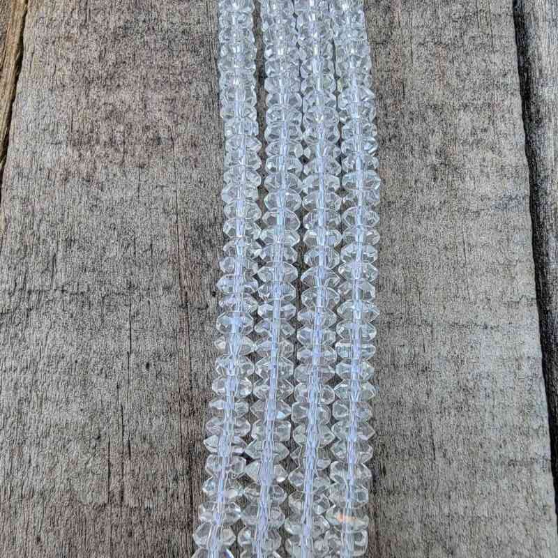 Clear Quartz Crystal Bead Strand Beads Lowcountry Crystals | Healing Gemstones, Crystal Jewelry, and Spiritual Gifts