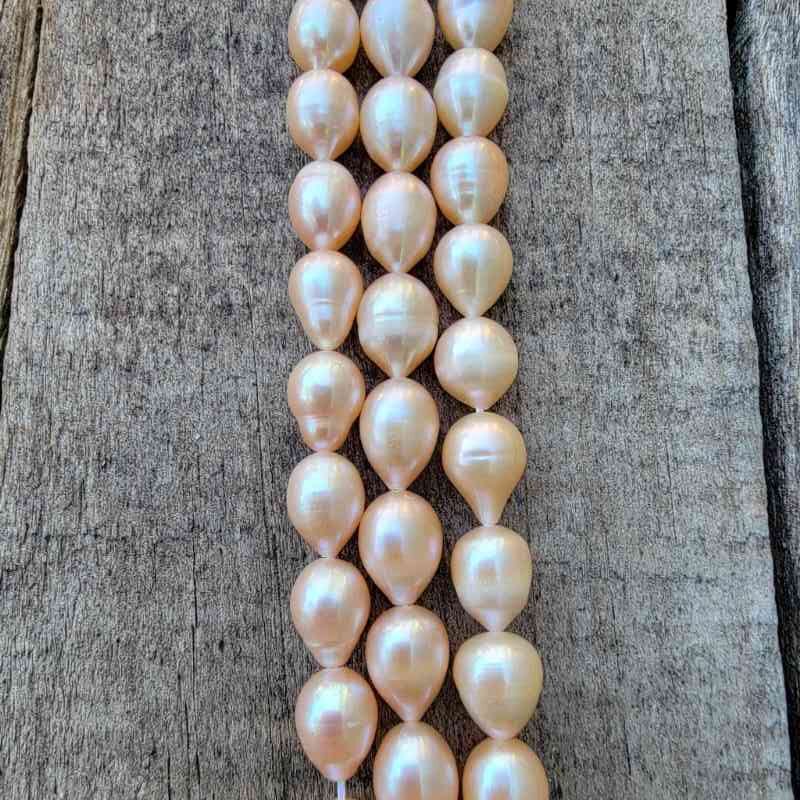 Champagne Pearl Bead Strand Beads Lowcountry Crystals | Healing Gemstones, Crystal Jewelry, and Spiritual Gifts