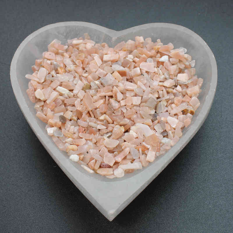 Peach Moonstone Chips Tumbles Lowcountry Crystals | Healing Gemstones, Crystal Jewelry, and Spiritual Gifts