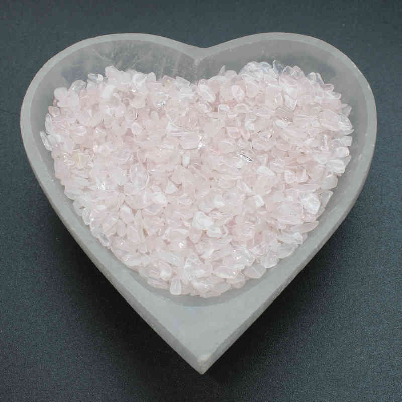 Rose Quartz Chips Tumbles Lowcountry Crystals | Healing Gemstones, Crystal Jewelry, and Spiritual Gifts