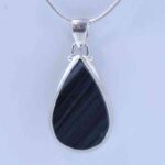 Black Tourmaline Teardrop Pendant Pendants Lowcountry Crystals | Healing Gemstones, Crystal Jewelry, and Spiritual Gifts