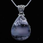 Dendritic Opal Teardrop Pendant Pendants Lowcountry Crystals | Healing Gemstones, Crystal Jewelry, and Spiritual Gifts