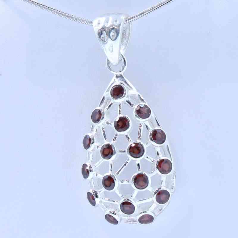 Garnet Pendant Pendants Lowcountry Crystals | Healing Gemstones, Crystal Jewelry, and Spiritual Gifts