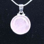Round Rose Quartz Pendant Pendants Lowcountry Crystals | Healing Gemstones, Crystal Jewelry, and Spiritual Gifts