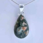 Rain Forest Rhyolite Pendant Pendants Lowcountry Crystals | Healing Gemstones, Crystal Jewelry, and Spiritual Gifts