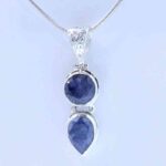 Sapphire Pendant Pendants Lowcountry Crystals | Healing Gemstones, Crystal Jewelry, and Spiritual Gifts